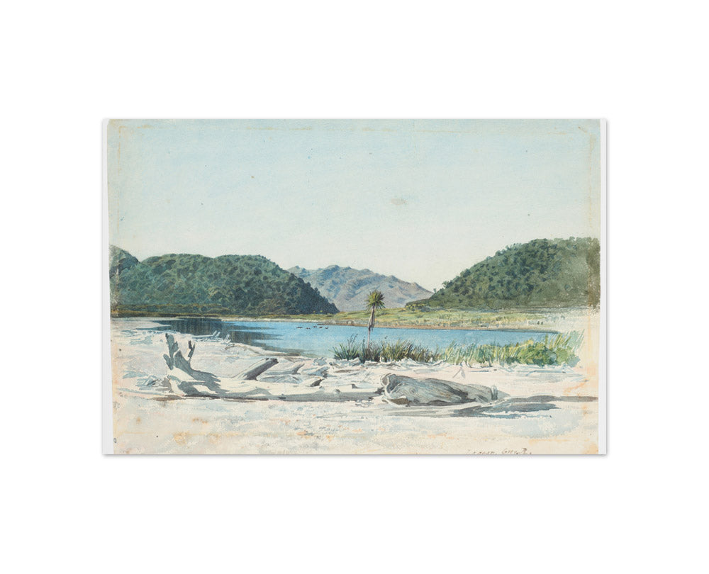Lagoon, Grey River by James Crowe Richmond - Compact / Full Bleed / No Frame