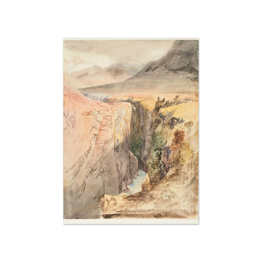 The River Von, near Lake Wakatipu by Nicholas Chevalier - Compact / Full Bleed / No Frame