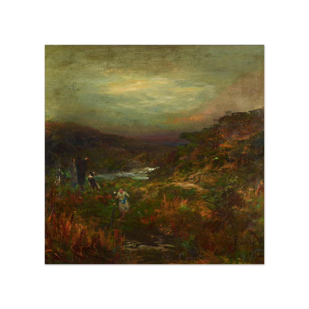 Landscape with figures by Petrus van der Velden - Compact / Full Bleed / No Frame