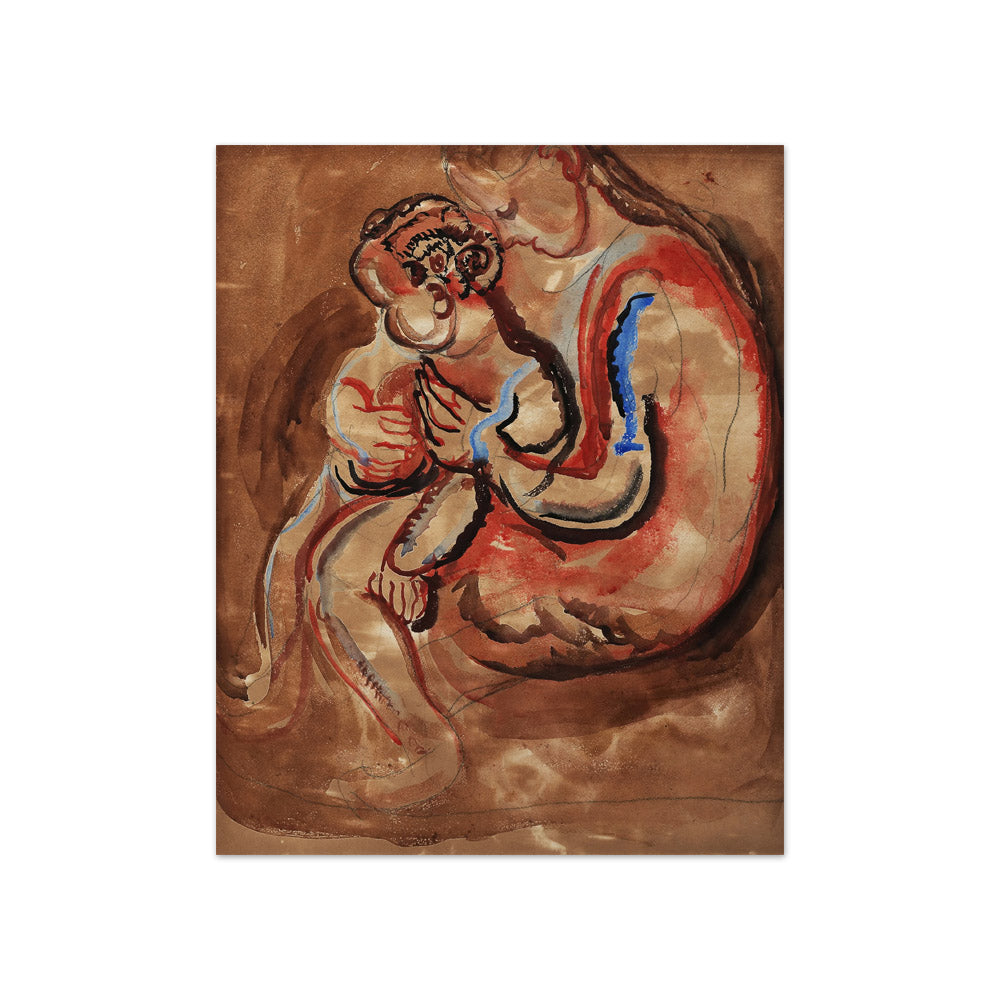 Mother and child by Frances Hodgkins - Compact / Full Bleed / No Frame