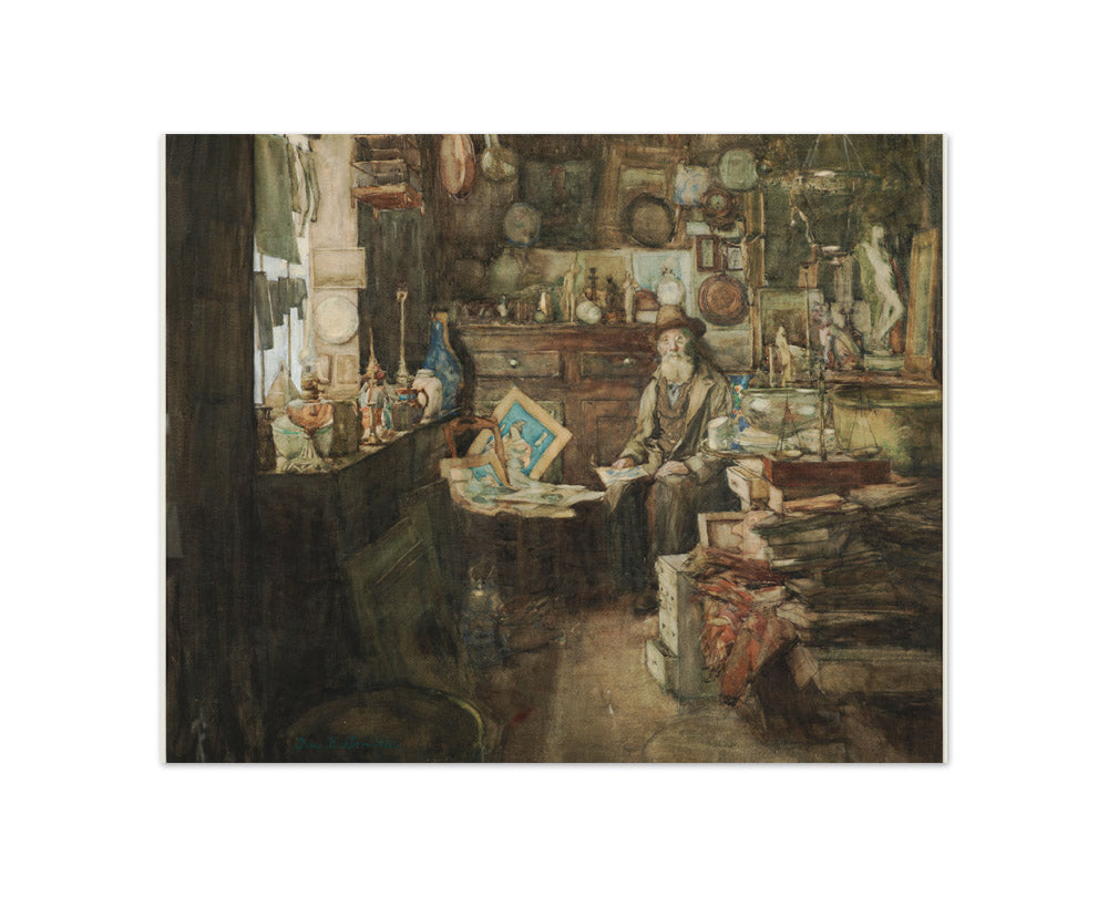 A second-hand shop, Paris by Owen Merton - Compact / Full Bleed / No Frame