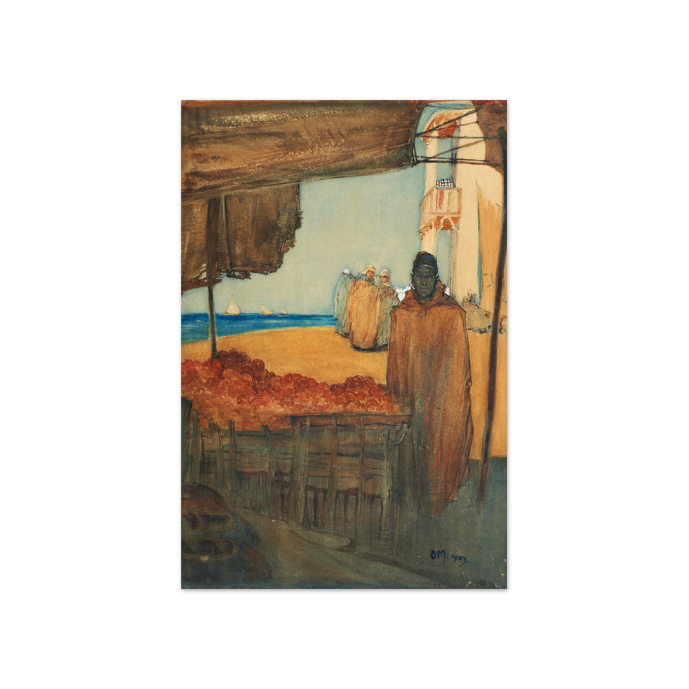 Fruit stall, Port Said by Owen Merton - Compact / Full Bleed / No Frame