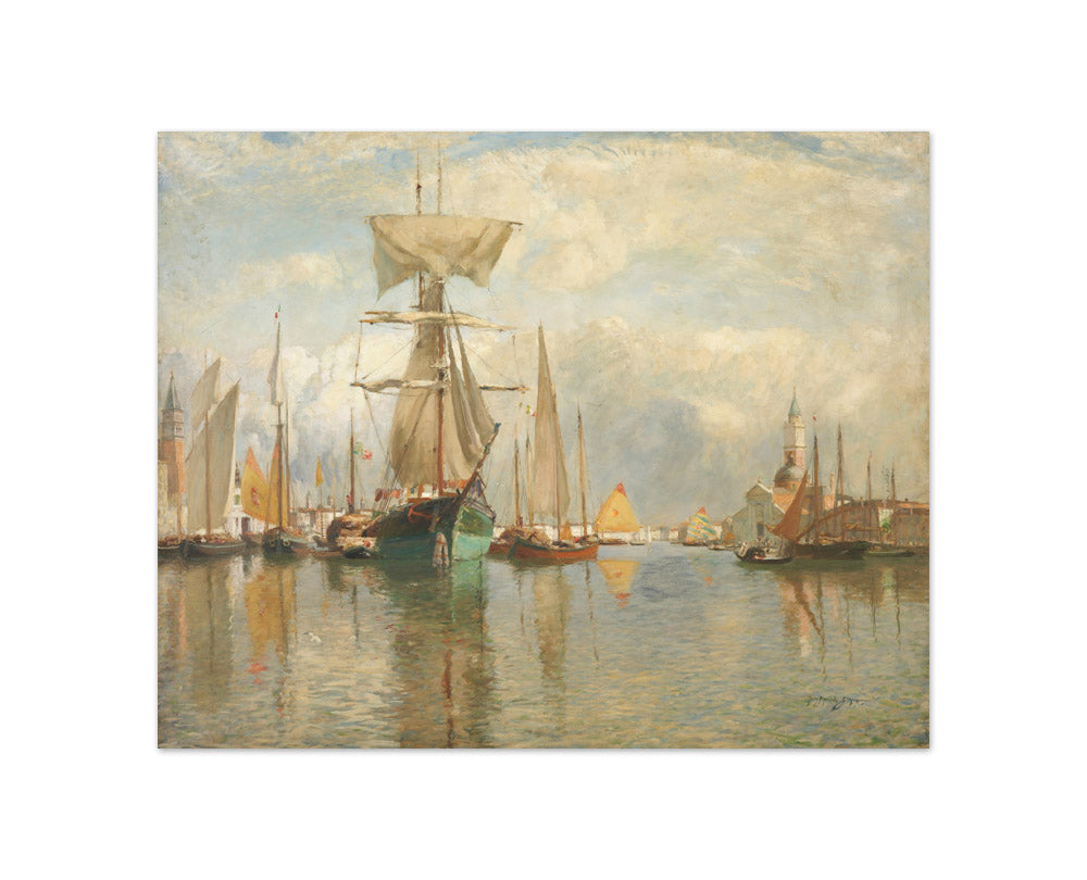 Shipping, Venice by Sir David Murray - Compact / Full Bleed / No Frame