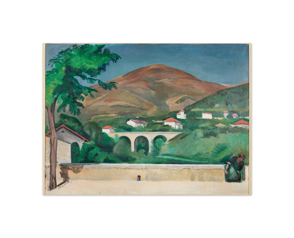 The Parapet, Vence by Jean Marchand - Compact / Full Bleed / No Frame