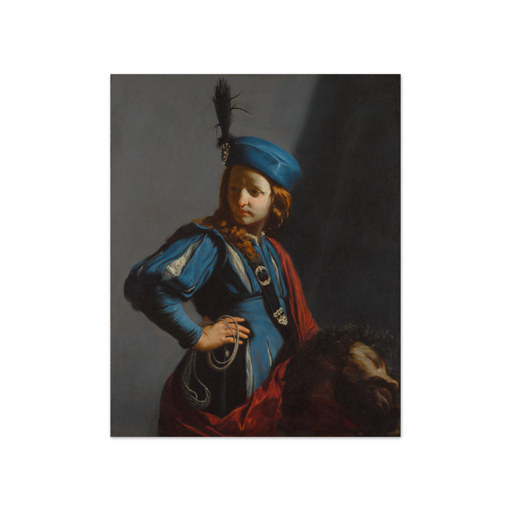 Guido Cagnacci - David with the Head of Goliath - Compact / Full Bleed / No Frame