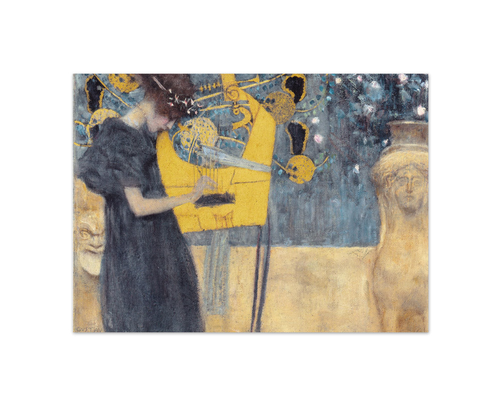 Gustav Klimt - Musik I - Compact / Full Bleed / No Frame