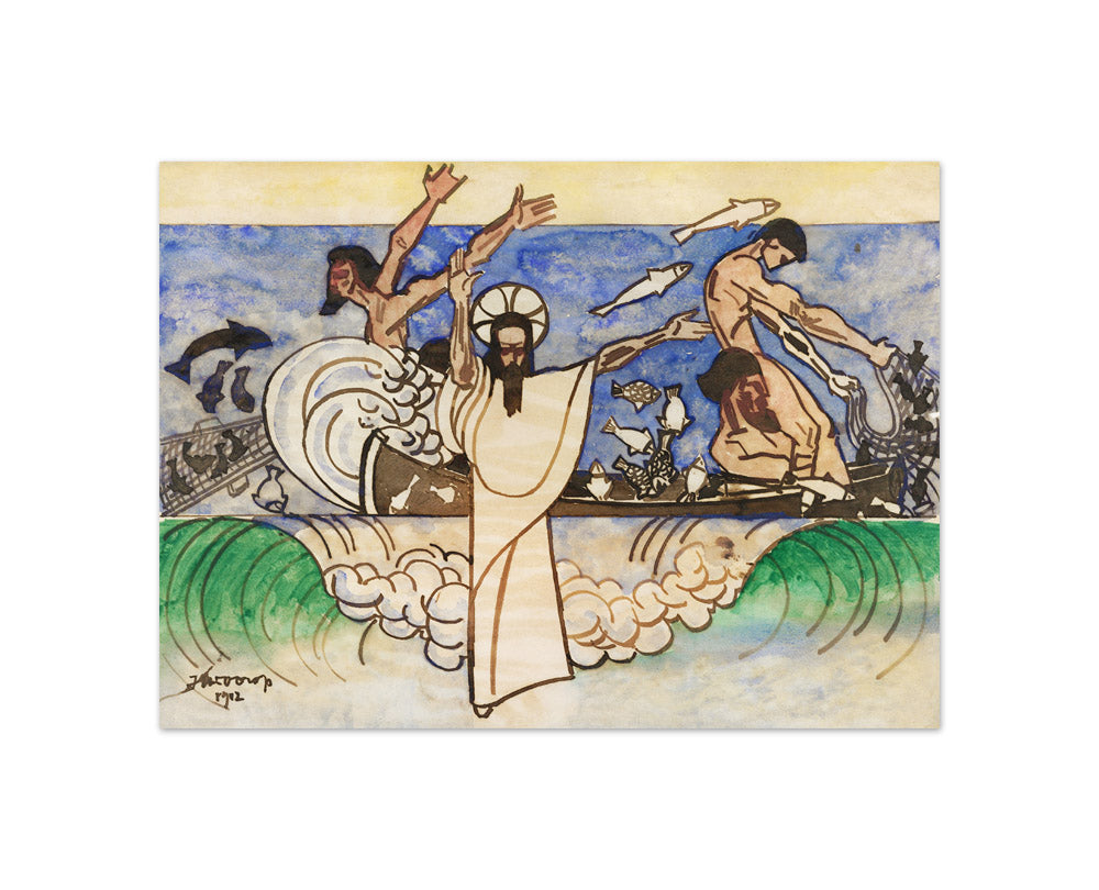 Jan Toorop - The Miraculous Catch of Fish - Compact / Full Bleed / No Frame