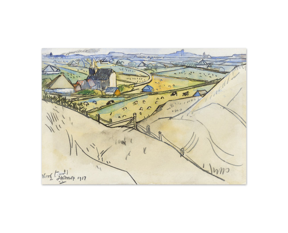 Jan Toorop - View from the dunes on Koog in Texel - Compact / Full Bleed / No Frame