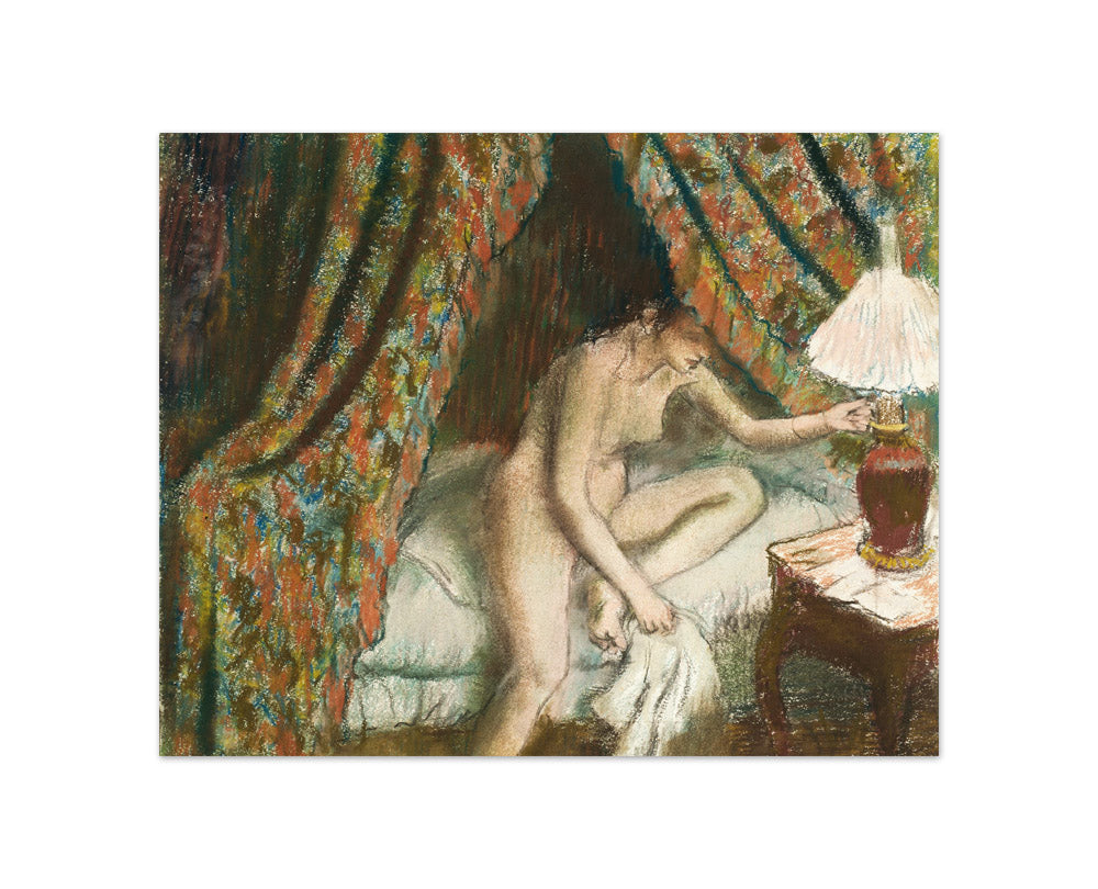 Edgar Degas - Naked woman in bed. Retiring - Compact / Full Bleed / No Frame
