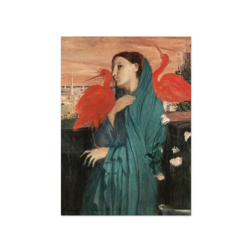 Edgar Degas - Young Woman with Ibis - Compact / Full Bleed / No Frame