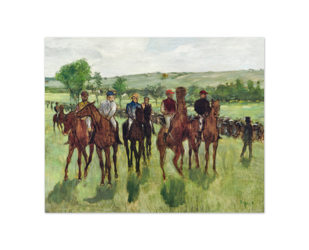 Edgar Degas - The Riders - Compact / Full Bleed / No Frame