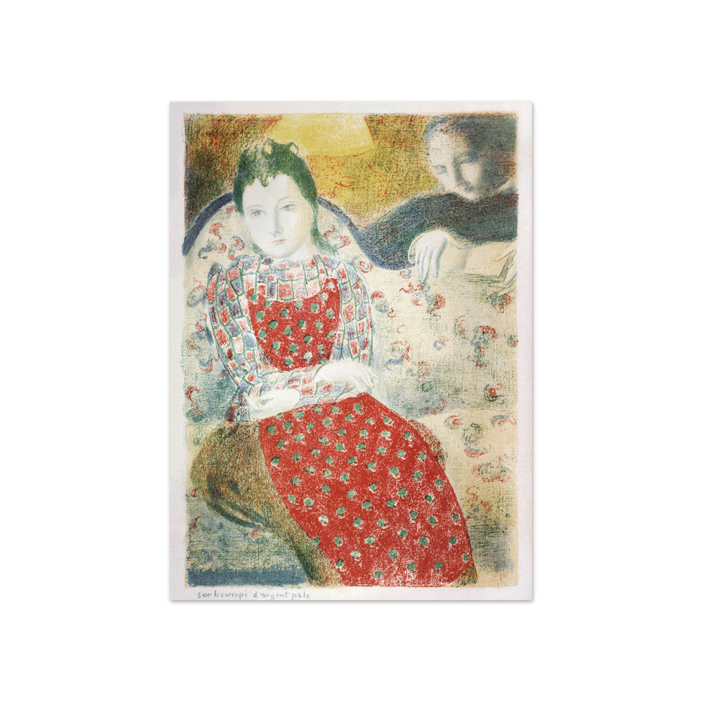 Maurice Denis - On the pale silver sofa - Compact / Full Bleed / No Frame