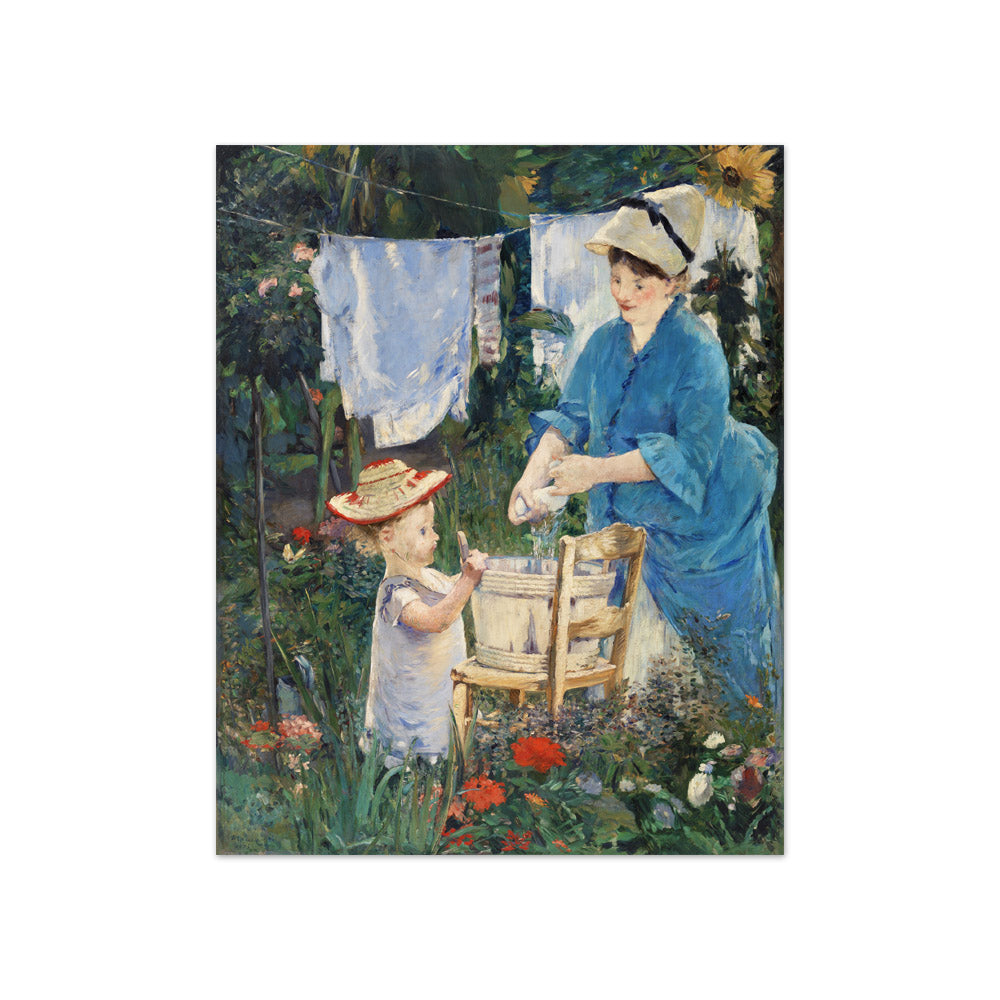 Edouard Manet - Laundry (Le Linge) - Compact / Full Bleed / No Frame