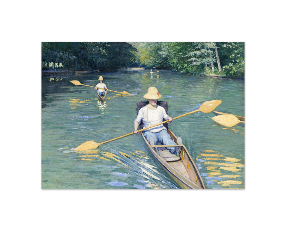 Gustave Caillebotte - Skiffs - Compact / Full Bleed / No Frame