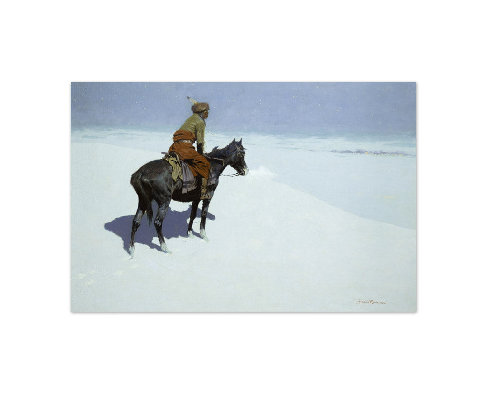 Frederic Remington - Friends or Foes (The Scout) - Compact / Full Bleed / No Frame