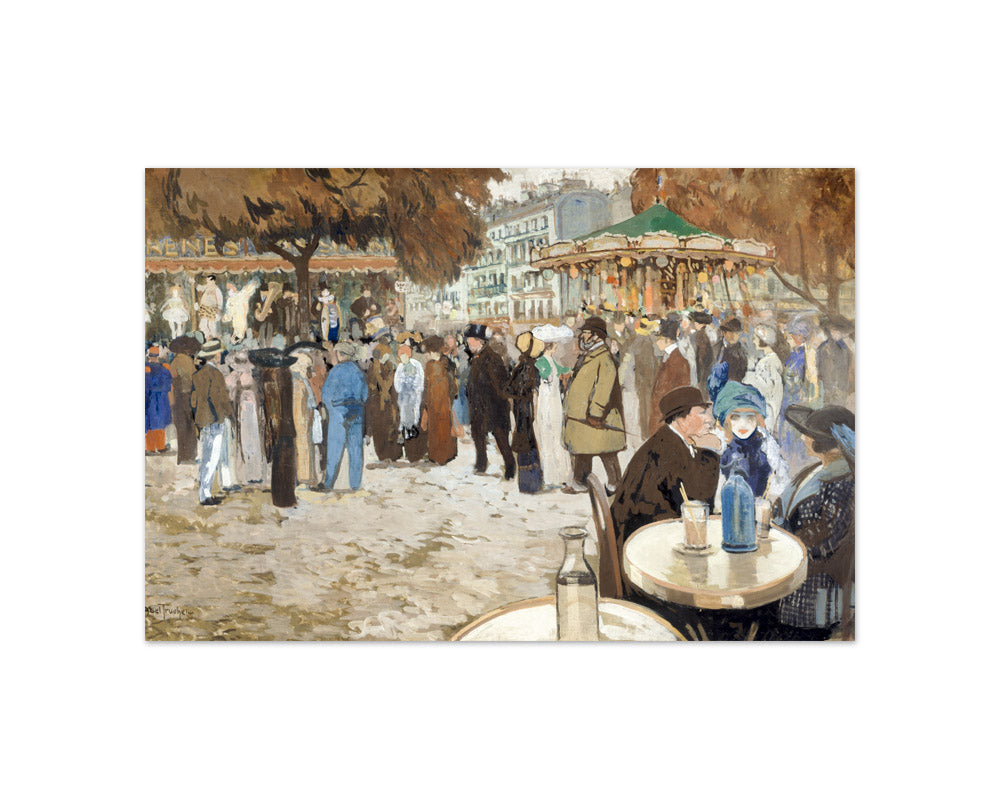 Louis Abel-Truchet - Fun fair, boulevard de Clichy - Compact / Full Bleed / No Frame