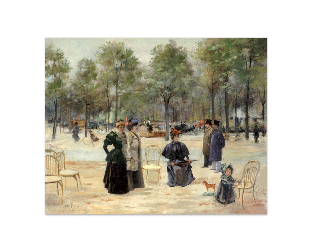 Louis Abel-Truchet - To the Champs Elysees - Compact / Full Bleed / No Frame