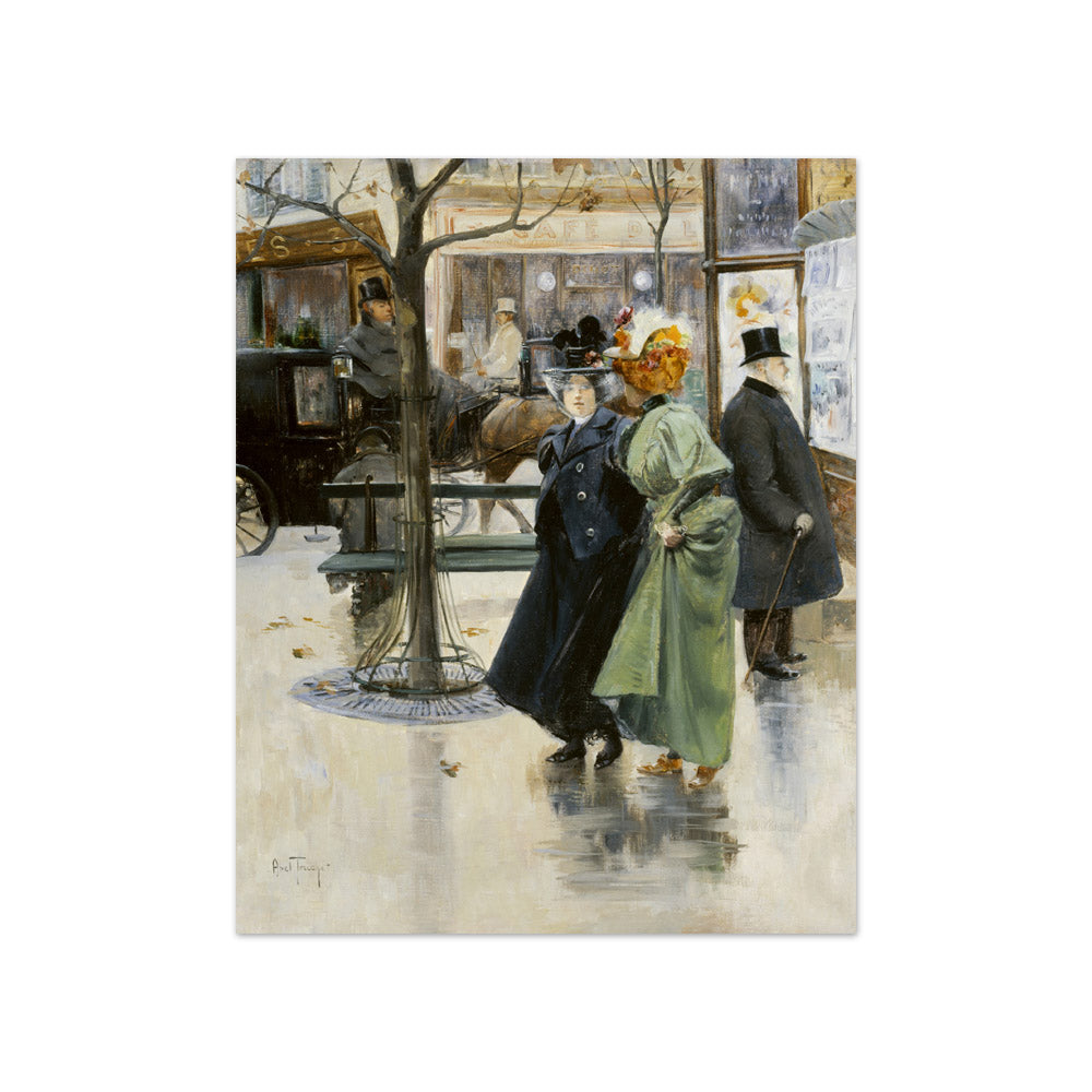 Louis Abel-Truchet - On the Boulevards - Compact / Full Bleed / No Frame