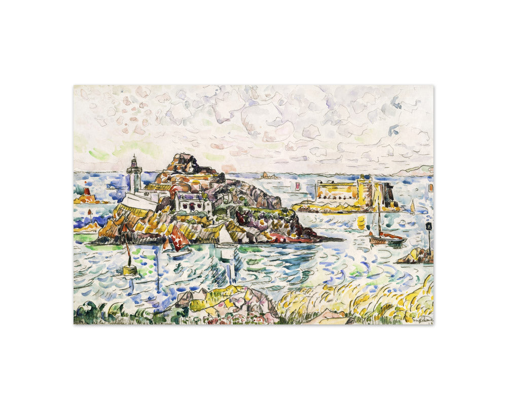 Paul Signac - Morlaix, Entrance of the River - Compact / Full Bleed / No Frame