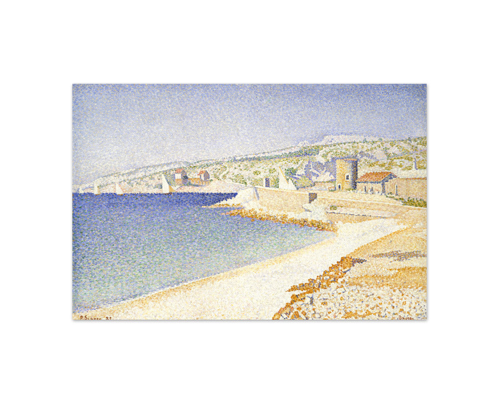 Paul Signac - The Jetty at Cassis, Opus 198 - Compact / Full Bleed / No Frame
