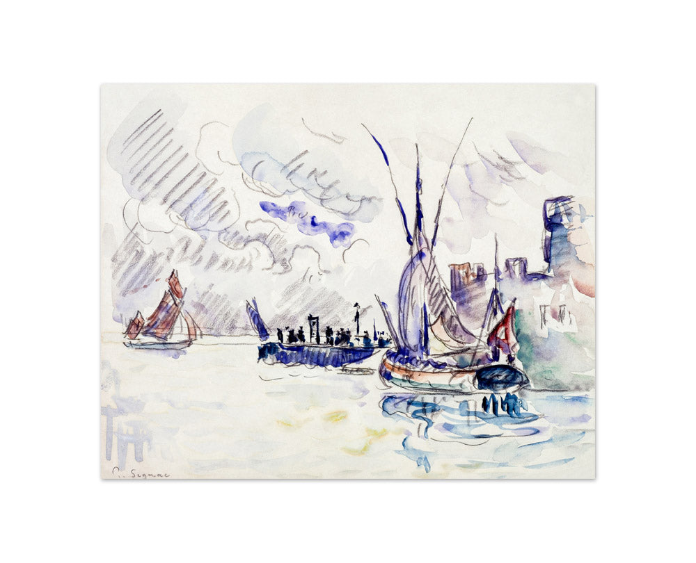 Paul Signac - La Rochelle - Compact / Full Bleed / No Frame