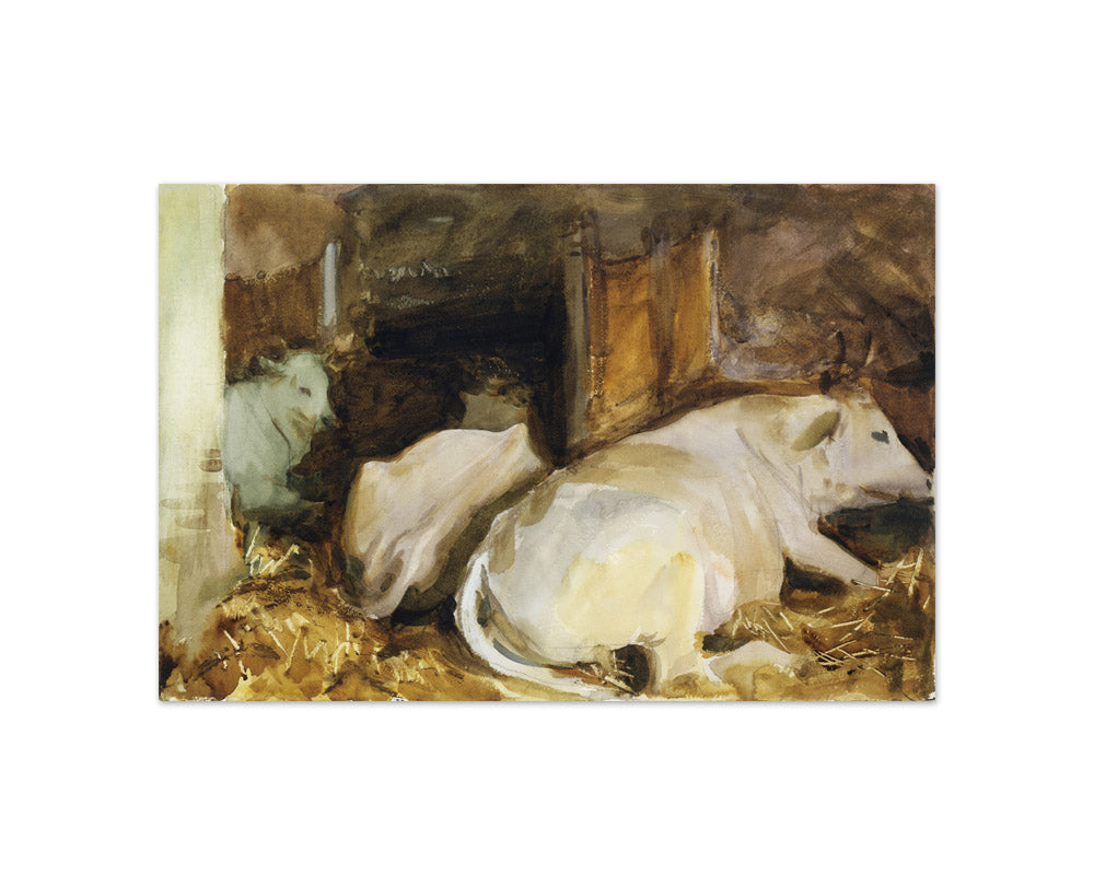 John Singer Sargent - Three Oxen - Compact / Full Bleed / No Frame