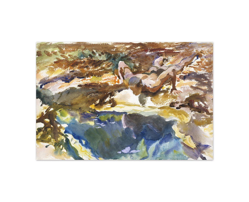 John Singer Sargent - Man and Pool, Florida - Compact / Full Bleed / No Frame
