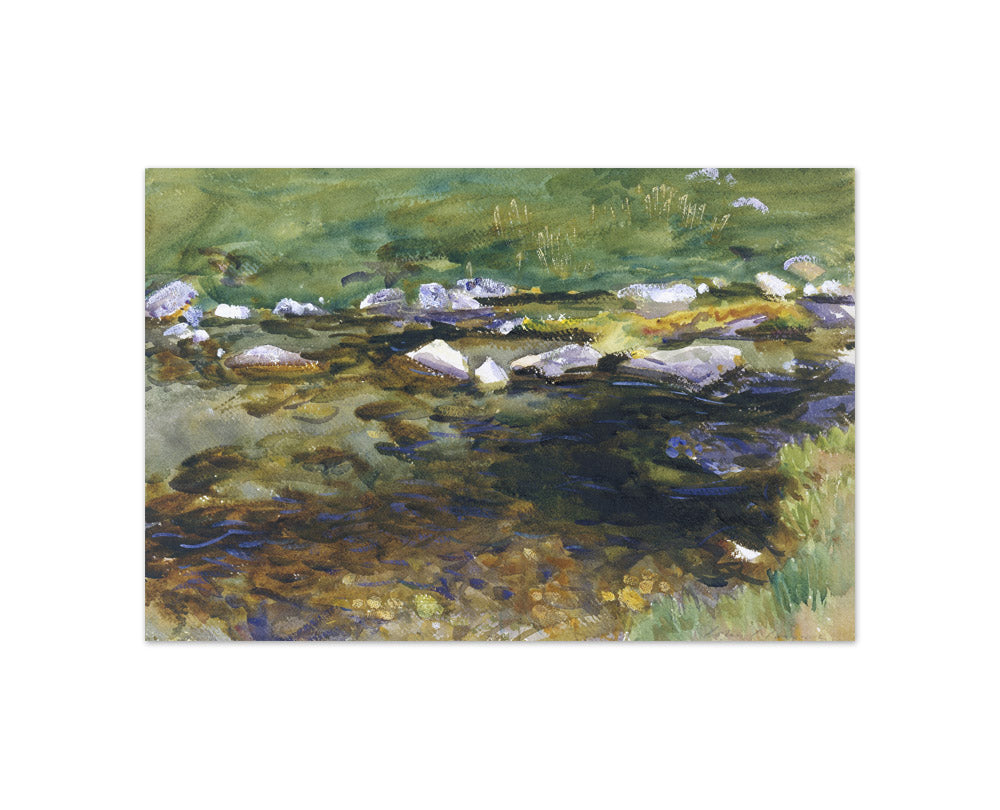 John Singer Sargent - Brook and Meadow - Compact / Full Bleed / No Frame
