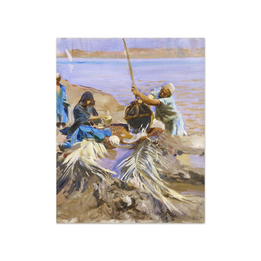 John Singer Sargent - Egyptians Raising Water from the Nile - Compact / Full Bleed / No Frame