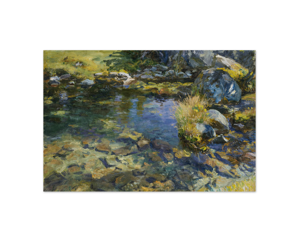 John Singer Sargent - Alpine Pool - Compact / Full Bleed / No Frame
