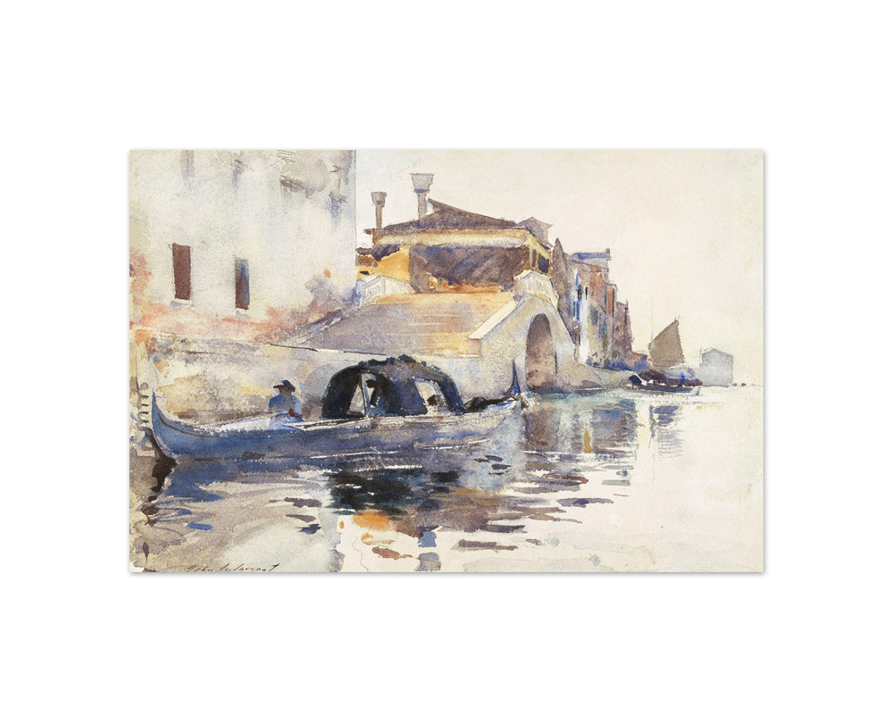 John Singer Sargent - Ponte Panada, Fondamenta Nuove, Venice - Compact / Full Bleed / No Frame
