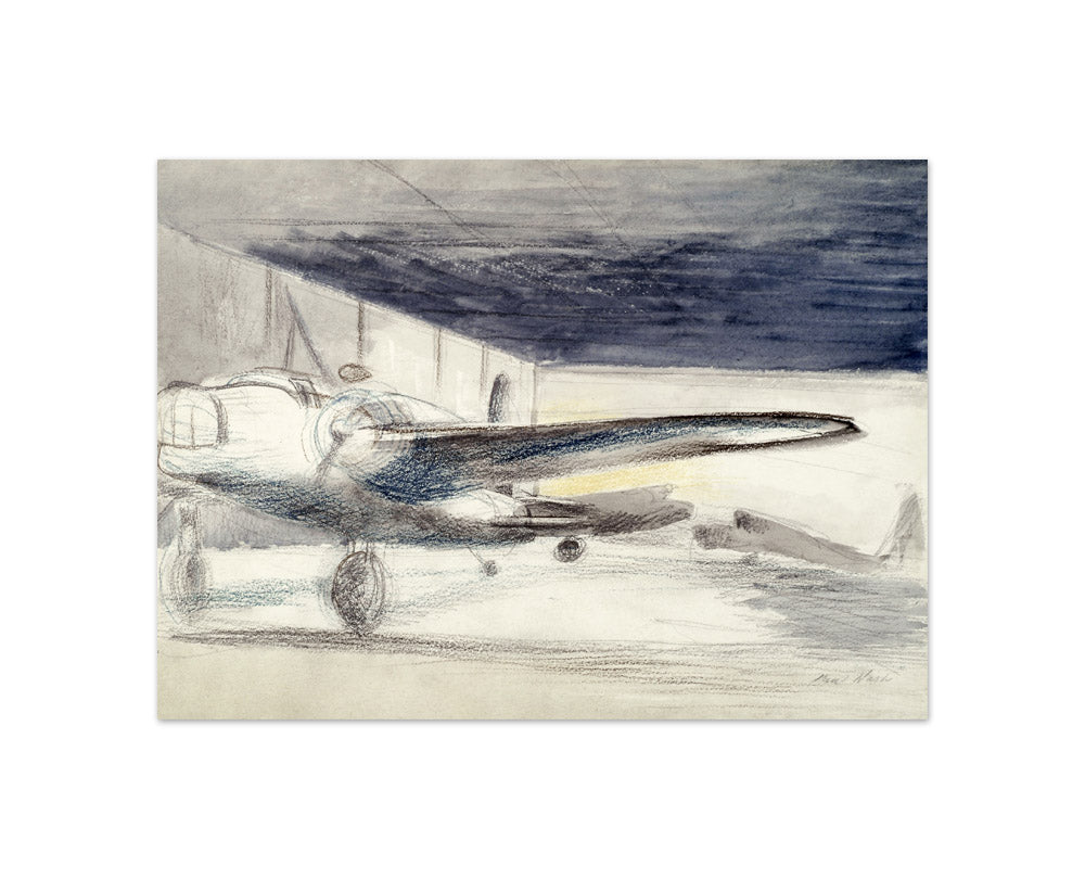 Paul Nash - Bomber Lair - Compact / Full Bleed / No Frame