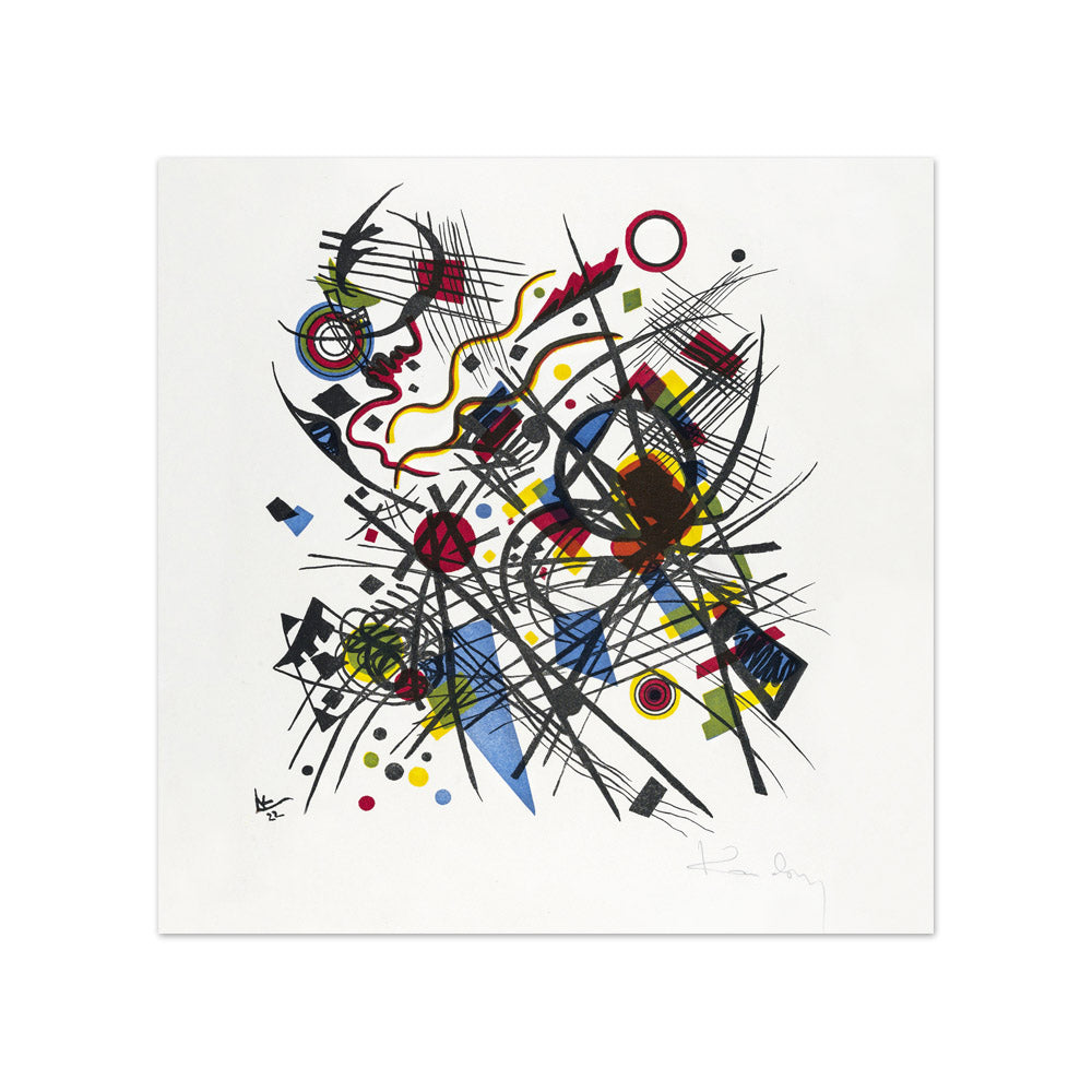 Wassily Kandinsky - Lithograph for the Fourth Bauhaus Portfolio - Compact / Full Bleed / No Frame