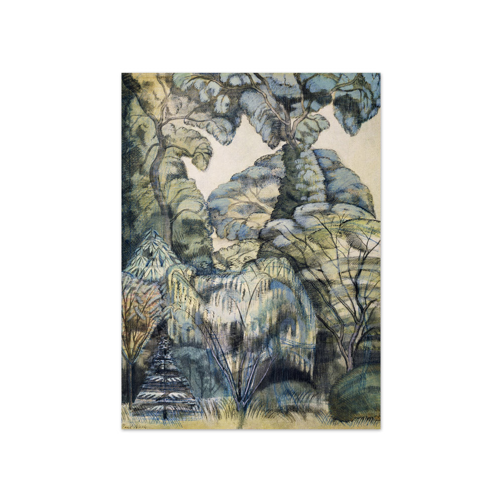 Paul Nash - Trees in Bird Garden, Iver Heath - Compact / Full Bleed / No Frame