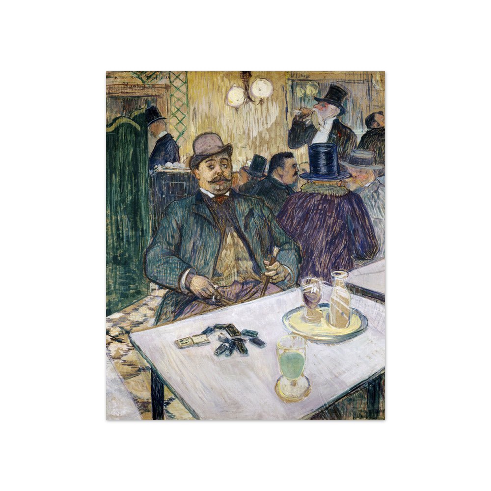 Henri de Toulouse–Lautrec - Monsieur Boileau at the Café - Compact / Full Bleed / No Frame
