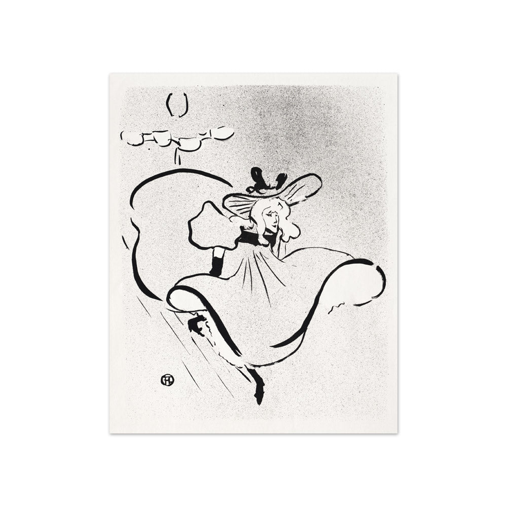 Henri de Toulouse–Lautrec - Jane Avril - Compact / Full Bleed / No Frame