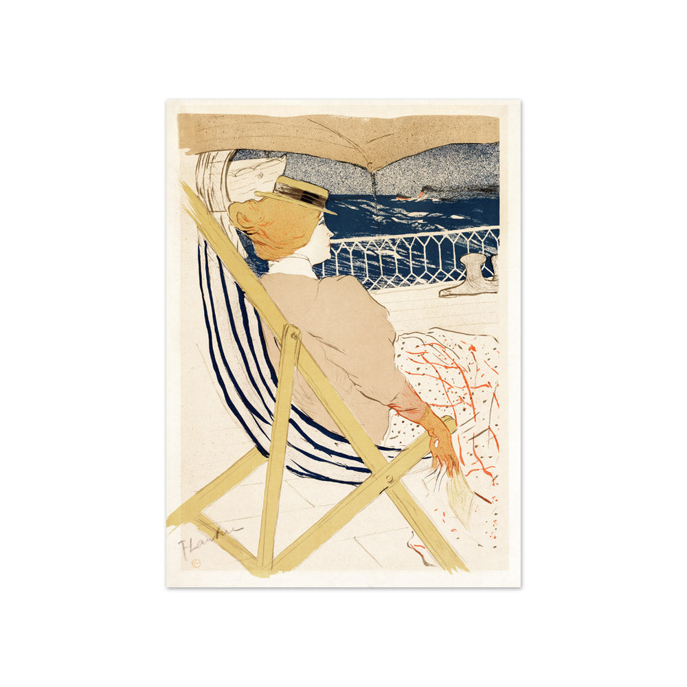 Henri de Toulouse–Lautrec - The Passenger of the 54 - Compact / Full Bleed / No Frame