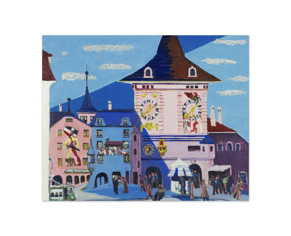 Ernst Ludwig Kirchner - Bern with Belltower - Compact / Full Bleed / No Frame
