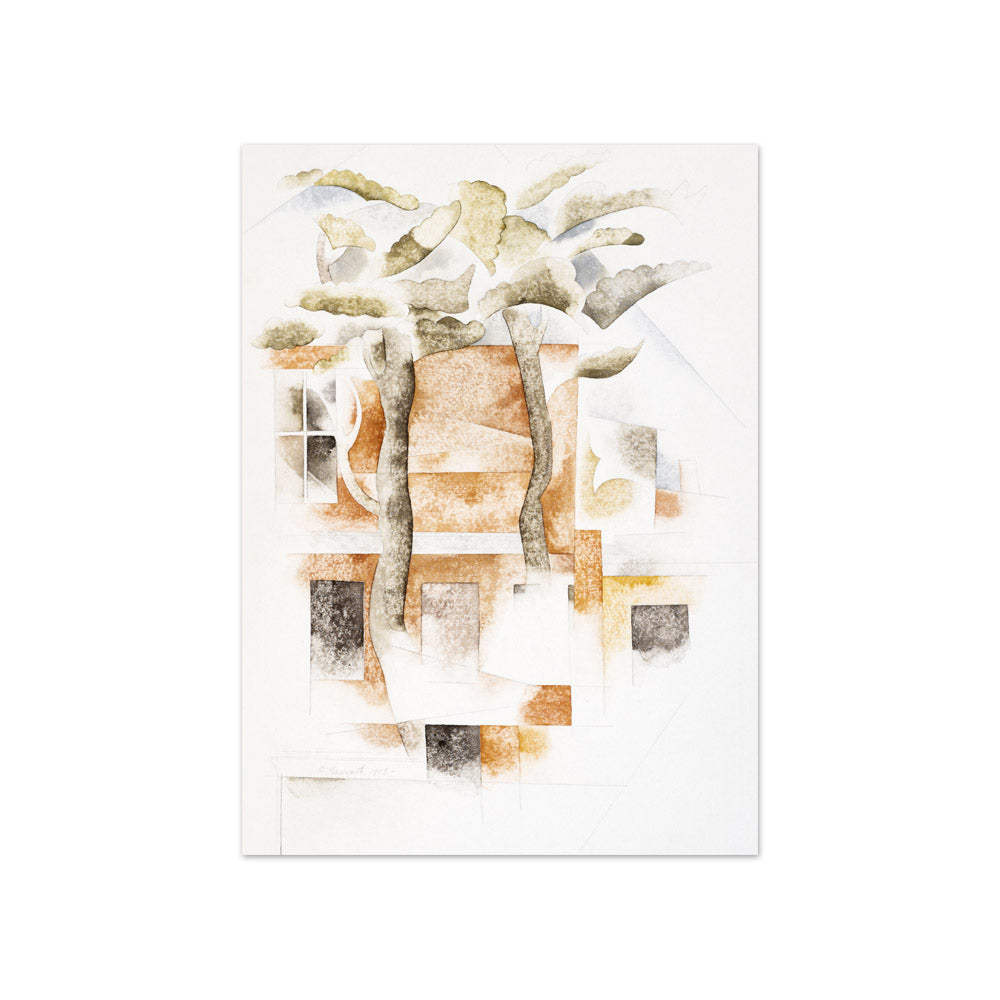 Charles Demuth - Bermuda: Houses Seen Through Trees - Compact / Full Bleed / No Frame