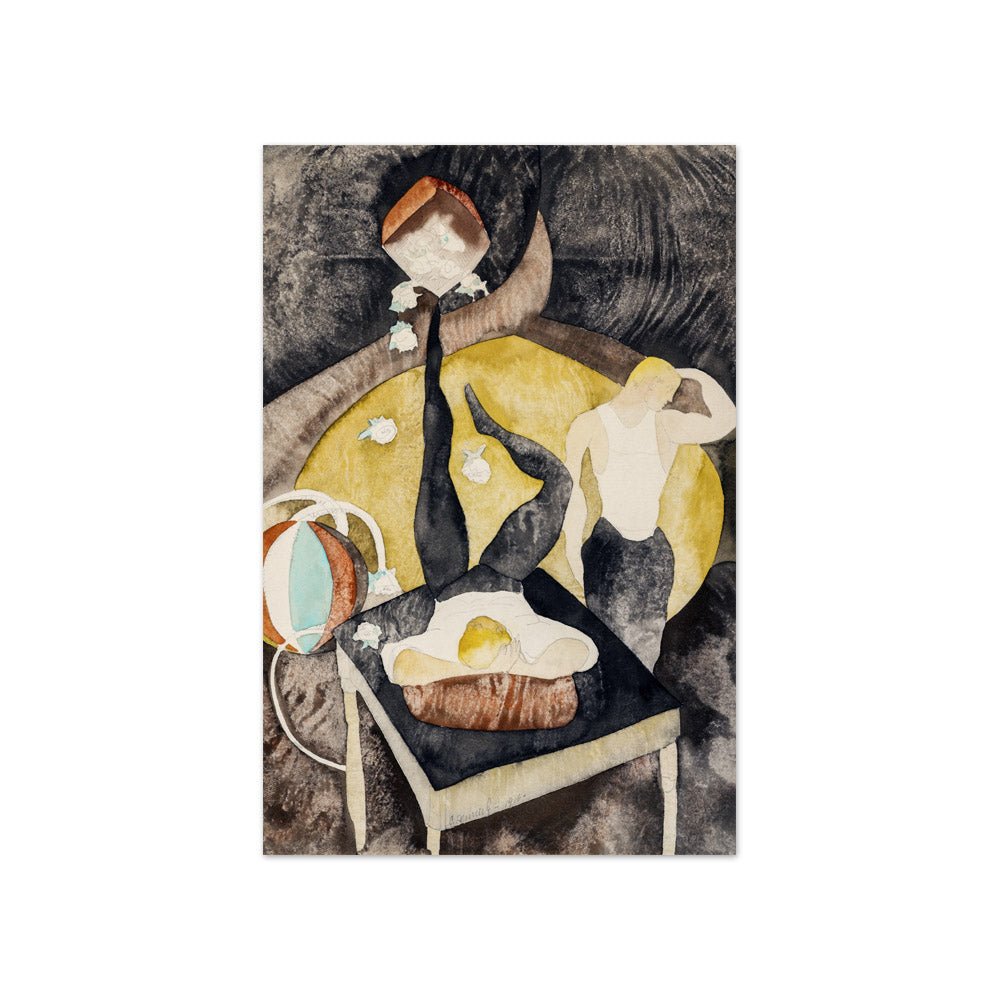 Charles Demuth - In Vaudeville: Two Acrobat-Jugglers - Compact / Full Bleed / No Frame
