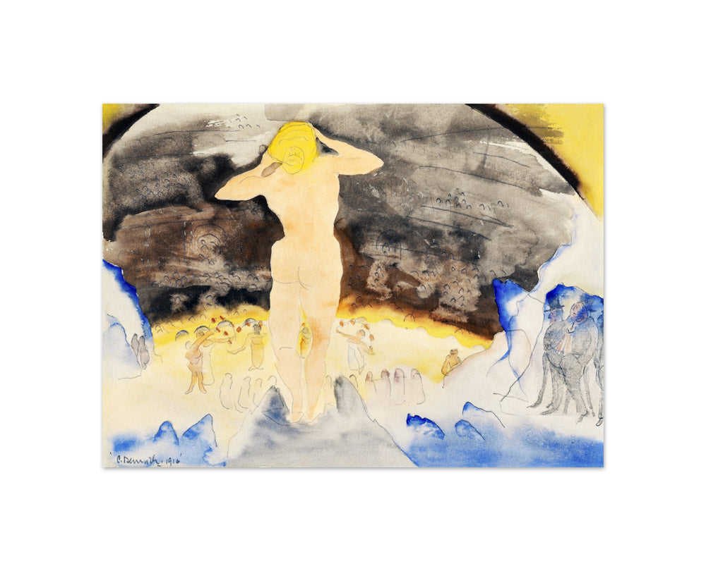 Charles Demuth - Count Muffat's First View of Nana at the Theatre - Compact / Full Bleed / No Frame