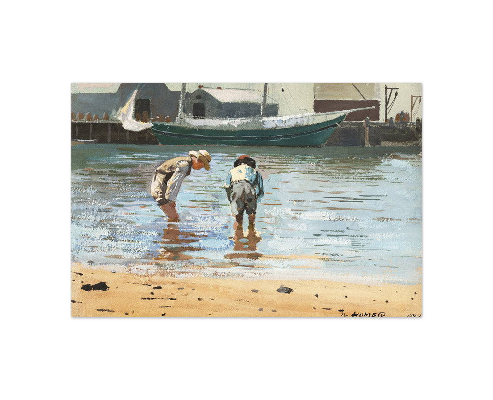 Winslow Homer - Boys Wading - Compact / Full Bleed / No Frame