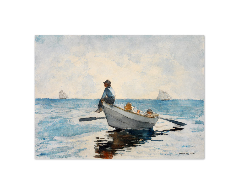 Winslow Homer - Boys in a Dory - Compact / Full Bleed / No Frame