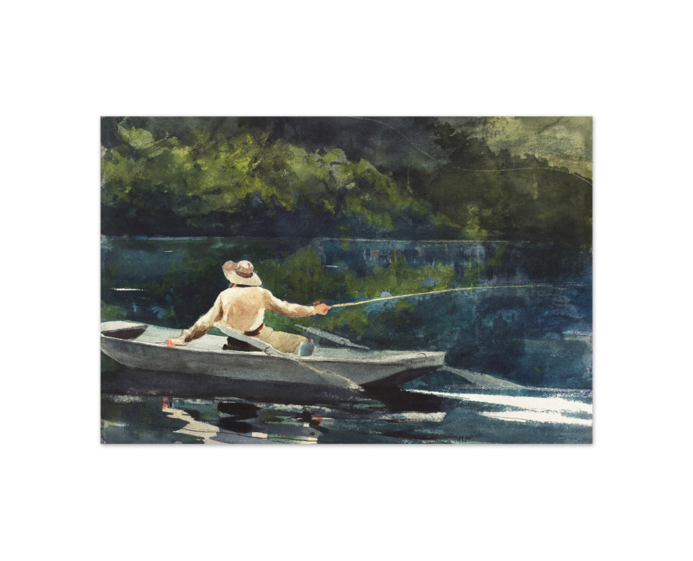 Winslow Homer - Casting, Number Two - Compact / Full Bleed / No Frame