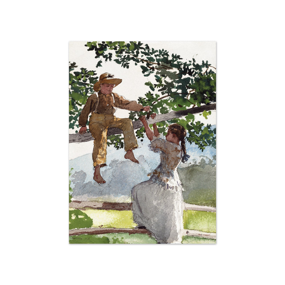 Winslow Homer - On the Fence - Compact / Full Bleed / No Frame