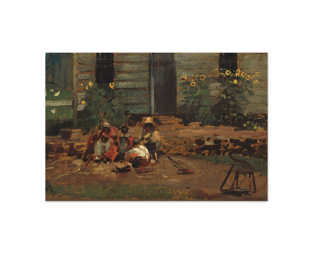 Winslow Homer - Sketch of a Cottage Yard - Compact / Full Bleed / No Frame