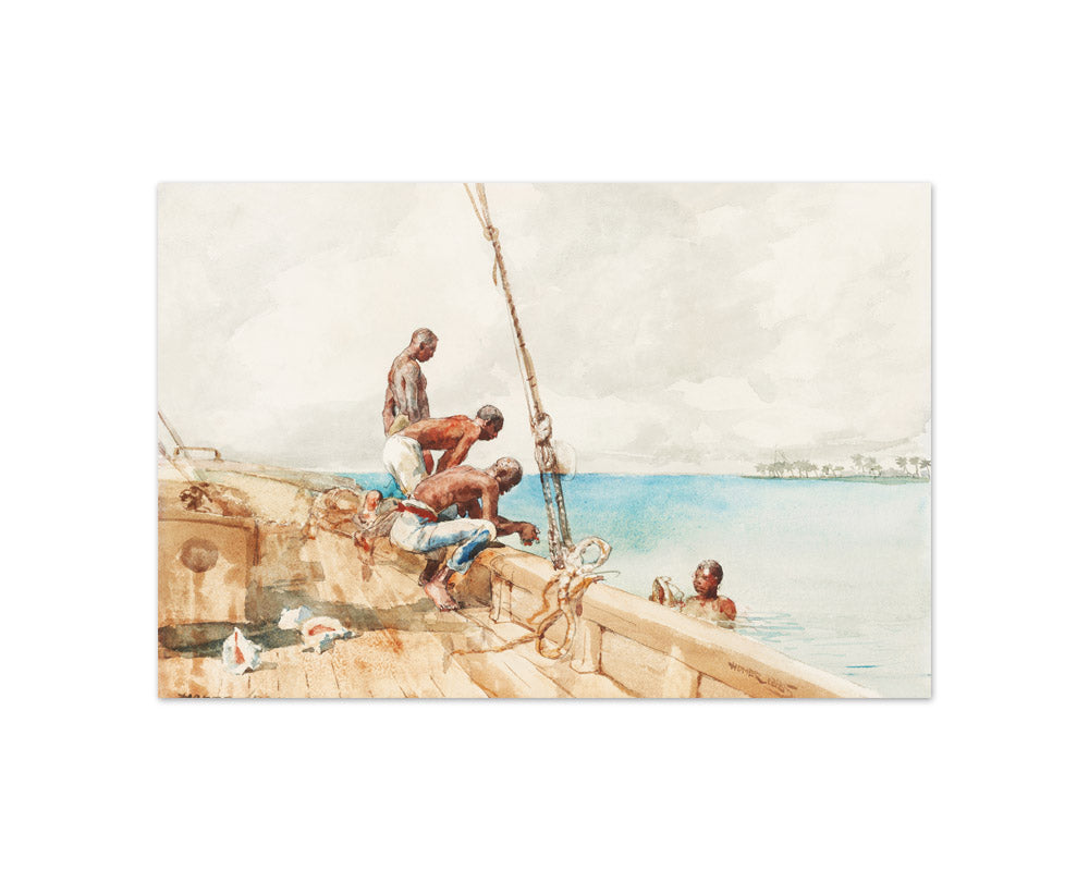 Winslow Homer - The Conch Divers - Compact / Full Bleed / No Frame