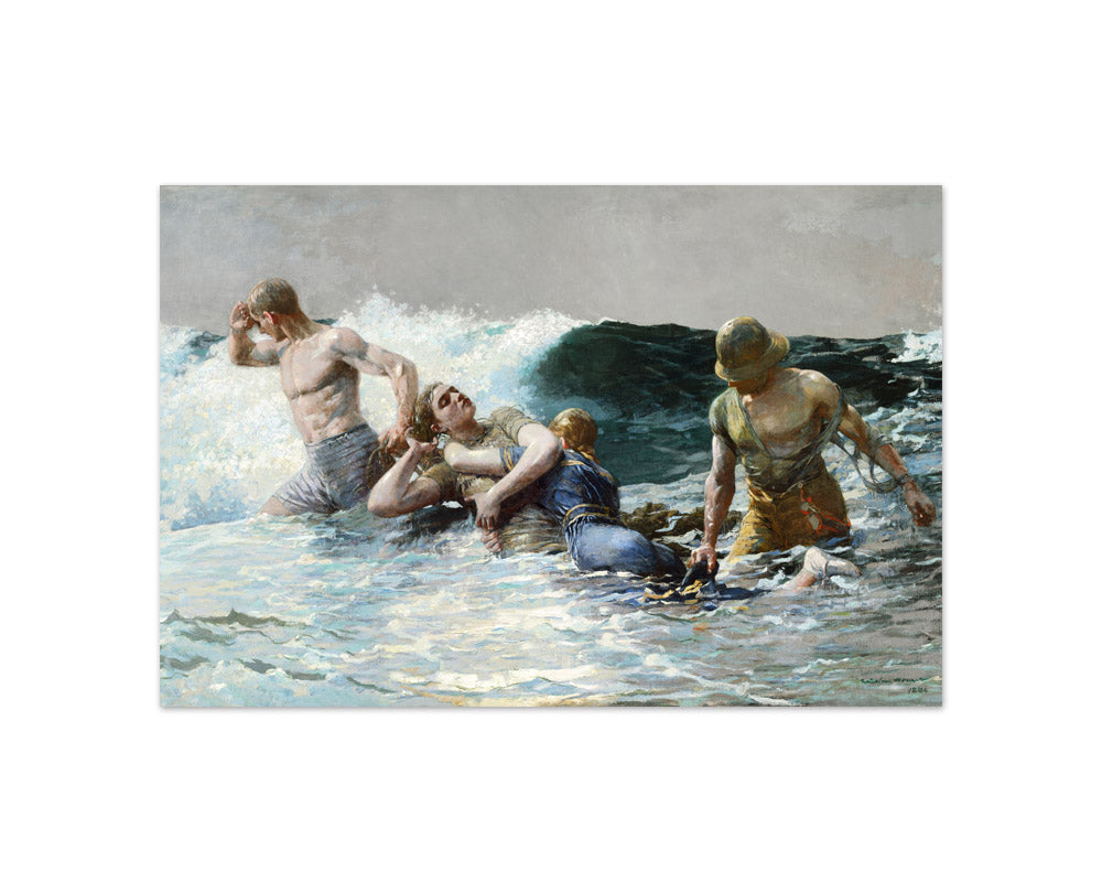 Winslow Homer - Undertow - Compact / Full Bleed / No Frame