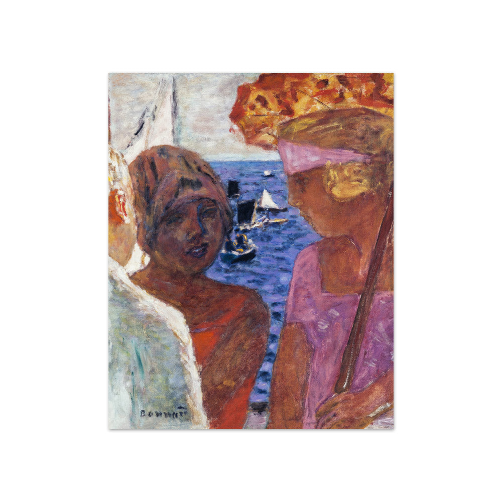 Pierre Bonnard - Conversation in Arcachon - Compact / Full Bleed / No Frame