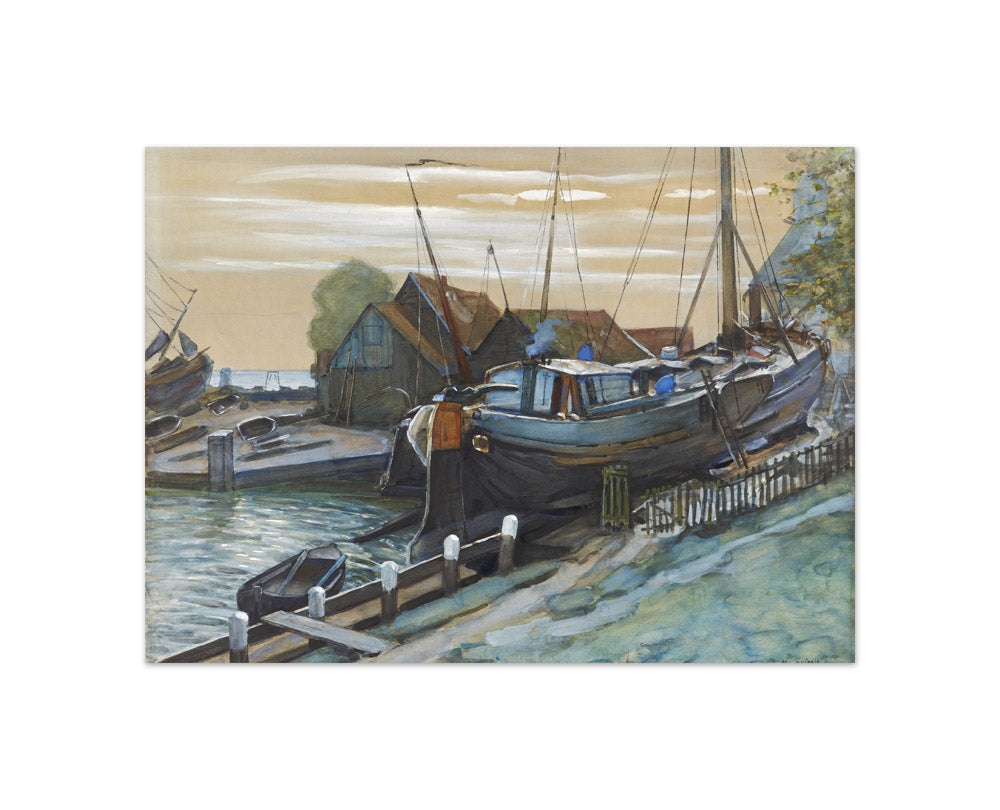 Piet Mondrian - Drydock at Durgerdam - Compact / Full Bleed / No Frame